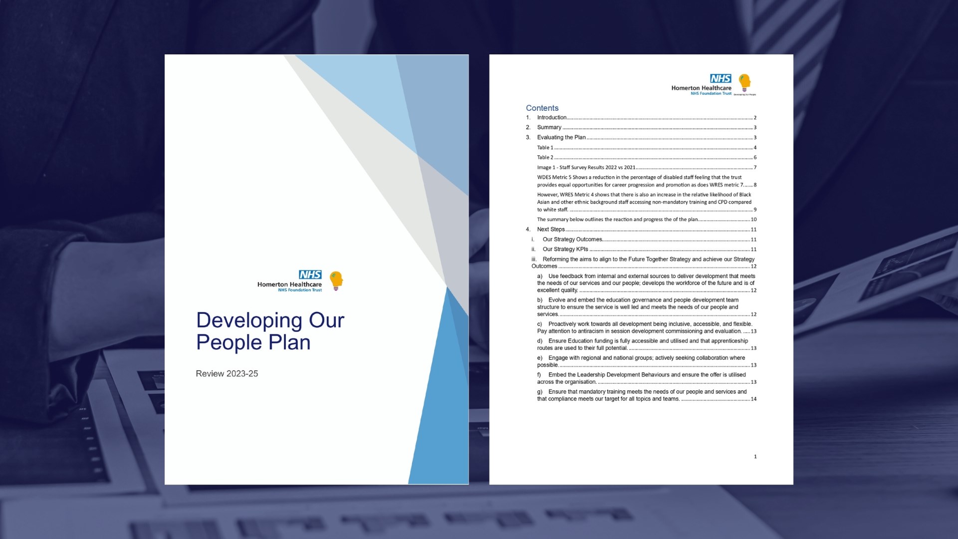 Homerton Developing our People Plan 2023-25